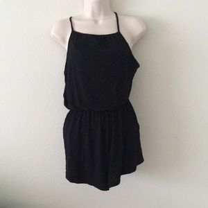 Forever 21 simple black romper
